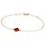 Pulsera Sweet Alhambra de cornalina Van Cleef & Arpels