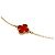 Pulsera Sweet Alhambra de cornalina Van Cleef & Arpels - vista 2