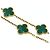 Van Cleef & Arpels Vintage Alhambra Malachit Halskette - Ansicht 2
