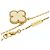 Collana Van Cleef & Arpels Vintage Alhambra in madreperla bianca - vista 2
