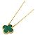 Collana Vintage Alhambra in malachite Van Cleef & Arpels