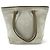 Hermès Hermes Chennai Woven Leather and Canvas Mini Blanco - vista 2