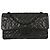 Chanel So Black Classic Single Flap Quilted Lambskin Medium Noir