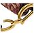 Christian Dior Saddle Logo Embroidered Canvas Medium Bordeaux - vista 5