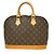 Louis Vuitton Alma Monogram Canvas PM Castaño