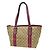 Tote Gucci in tela GG e pelle Beige - vista 2