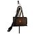 Céline Bolso Tote Celine Macadam de cuero marrón Castaño - vista 10