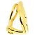 Autre Marque Orecchino a clip Crescent Moon di Tiffany & Co. in oro giallo 18K - vista 5