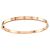 Bracciale Cartier Love Small SM #17 in oro rosa 18K - vista 2