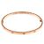 Bracciale Cartier Love Small SM #17 in oro rosa 18K - vista 4