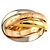 Cartier Trinity MM Ring Pink Weiß Gelb - Ansicht 2