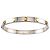 Bangles Gucci G in oro giallo 18K e acciaio inossidabile - vista 2