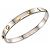 Bangles Gucci G in oro giallo 18K e acciaio inossidabile - vista 5