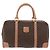 Céline Celine Vintage Duffle Macadam Coated Canvas Large Braun