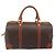 Céline Celine Vintage Duffle Macadam Coated Canvas Medium Marron - vue 2