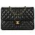 Chanel Turnlock Flap Grosgrain East West Black