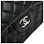 Chanel Vintage Classic Double Flap Quilted Lambskin Jumbo Nero - vista 7