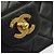 Chanel Vintage Classic Double Flap Quilted Lambskin Small Nero - vista 5