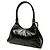 Saco Tote e de Ombro Prada em couro preto - vista 2