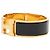 Hermès Bracelete Hermes Clic Clac GM Preto - vista 2
