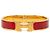 Hermès Pulsera Charm Hermes Click H PM Esmalte Rojo Roja