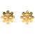 Timeless Chanel Coco Mark Vintage Ohrringe Golden
