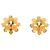 Timeless Chanel Coco Mark Vintage Ohrringe Golden - Ansicht 2