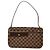 Borsa a tracolla Louis Vuitton Damier Aubagne Marrone Damier ebene