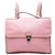 Zaino in pelle rosa Gucci GG Imprime