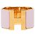 Hermès Pulseira de Berloques Hermes Clic Clac H PM Rosa