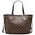 Saco Tote Louis Vuitton Damier Neverfull PM Marrom Vermelho Fuschia Damier ebene