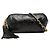 Chanel Coco Mark Matelassé Schultertasche mit Quaste und Kette Schwarz