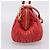Miu Miu Madras Bowler Matelasse Leather Medium Rosso - vista 3