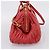 Miu Miu Madras Bowler Matelasse Leather Medium Rosso - vista 4