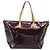 Louis Vuitton Bellevue Monogram Vernis GM Bordò - vista 2