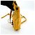 Balenciaga Hip Classic Studs Leather Giallo - vista 3