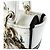Christian Dior Lady Delight Small Canvas Tasche Weiß Mehrfarben - Ansicht 6