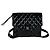 Mochila Chanel em couro envernizado preto