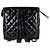 Mochila Chanel em couro envernizado preto - vista 3