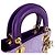Borsa Christian Dior Lady Mini Rosa Porpora - vista 11