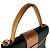 Bolsa de Ombro Yves Saint Laurent Preta e Camel Preto Camelo - vista 11