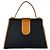 Bolsa de Ombro Yves Saint Laurent Preta e Camel Preto Camelo - vista 3
