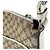 Bolsa de ombro Gucci em castanho e marfim Marrom Cru - vista 7