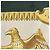 Hermès Pañuelo de seda Hermes Carre 90 Napoleon Negro - vista 9