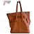 Borsa Tote Hermès Cabag Elan in pelle marrone