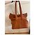 Borsa Tote Hermès Cabag Elan in pelle marrone - vista 2