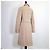 Weekend Max Mara Beige Herringbone Wool Coat - view 2