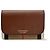Burberry Folding Vintage Check Canvas and Leather Compact Brown