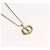 Christian Dior CD Anhänger aus Metall Golden - Ansicht 4