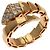 Bulgari Anello Bvlgari Serpenti M Diamanti in oro rosa 18K - vista 2